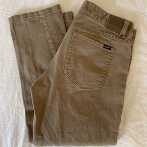 Brixton Reserve Pant Standard Fit Jeans Dark Tan (32x32)
